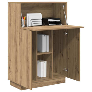 Schreibtisch Artisan Eiche mit Stauraum