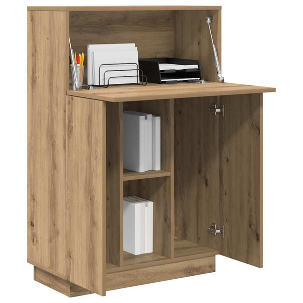 Schreibtisch Artisan Eiche mit Stauraum