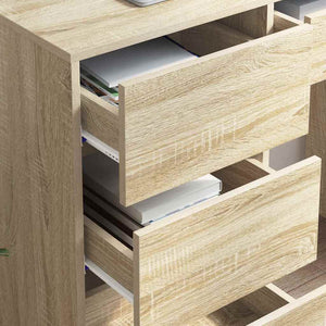 Schreibtisch Sonoma Eiche 90 cm