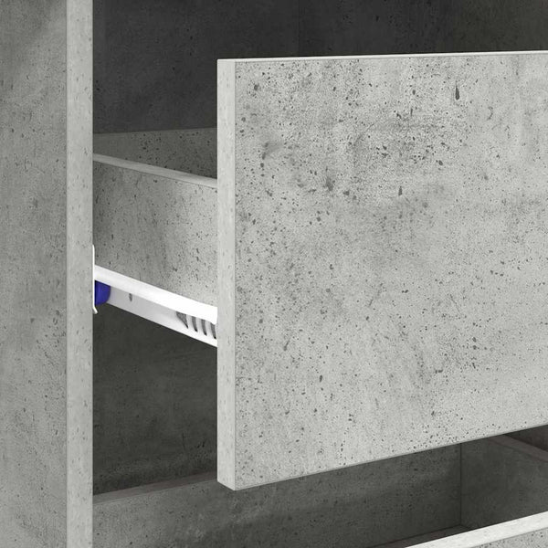 Schreibtisch Beton Grau 90 cm
