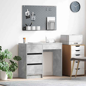 Schreibtisch Beton Grau 90 cm
