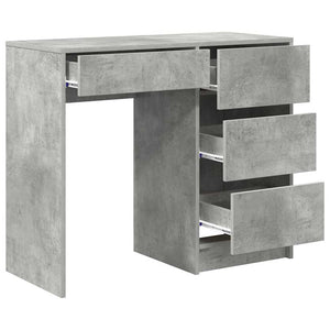 Schreibtisch Beton Grau 90 cm