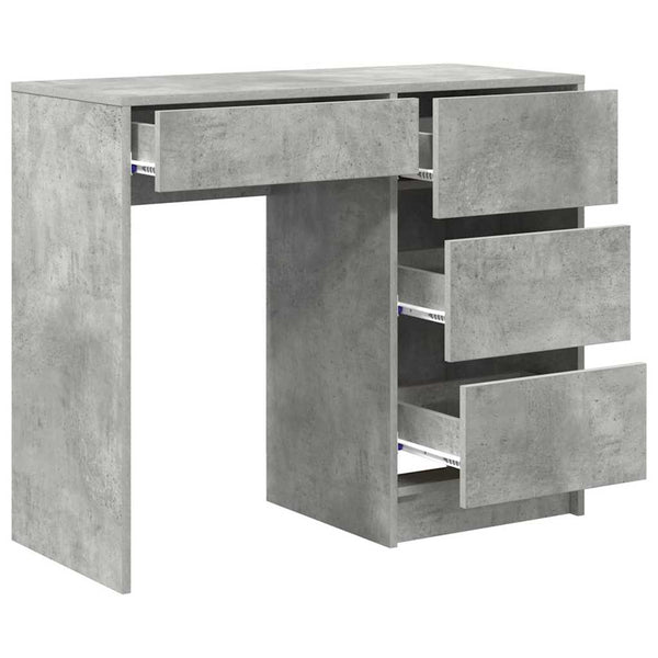 Schreibtisch Beton Grau 90 cm