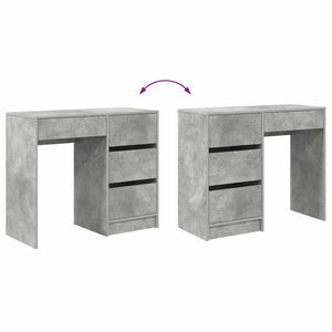 Schreibtisch Beton Grau 90 cm