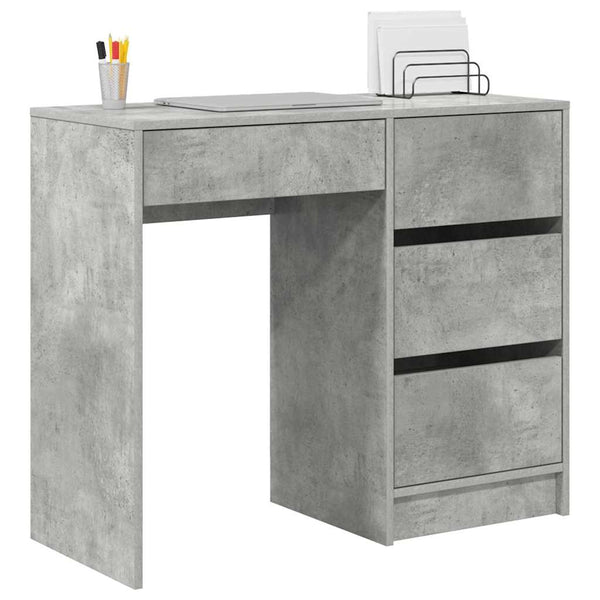 Schreibtisch Beton Grau 90 cm