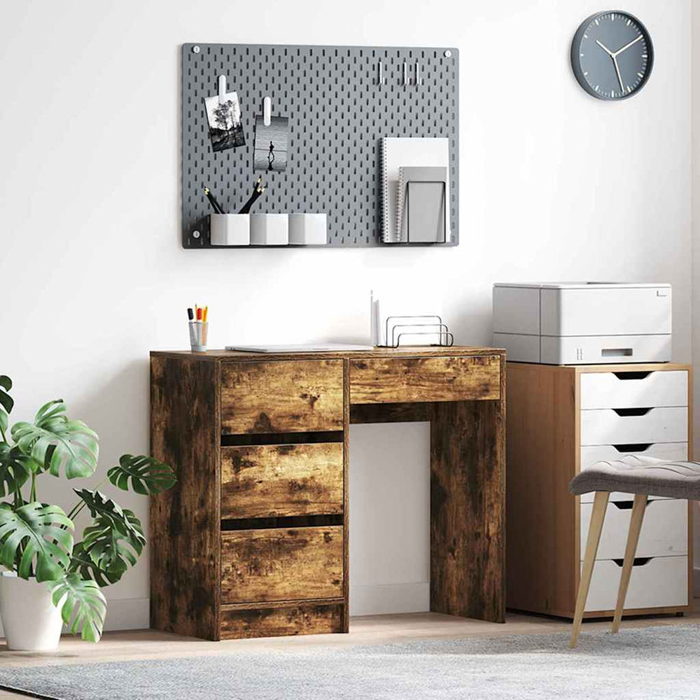 Schreibtisch Geräucherte Eiche 90 cm