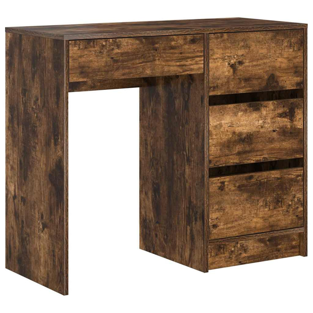 Schreibtisch Geräucherte Eiche 90 cm