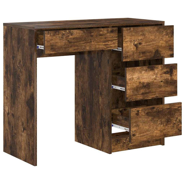 Schreibtisch Geräucherte Eiche 90 cm