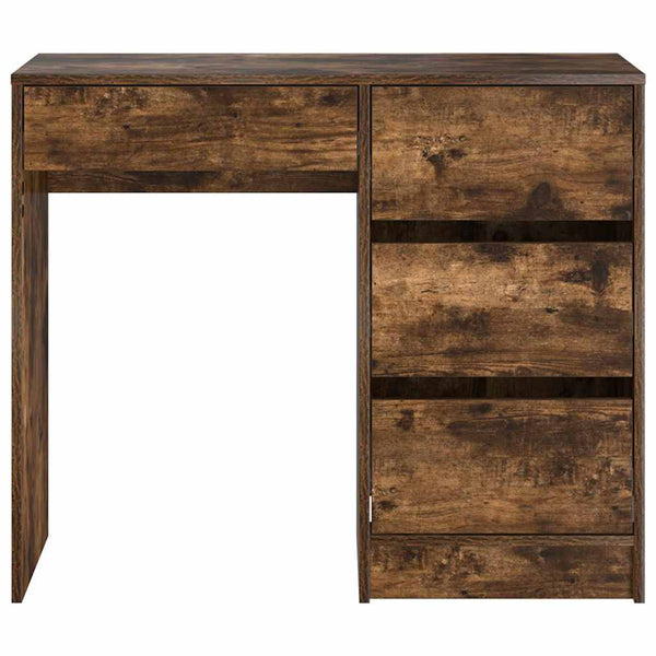 Schreibtisch Geräucherte Eiche 90 cm