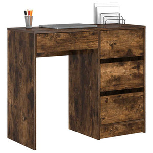 Schreibtisch Geräucherte Eiche 90 cm