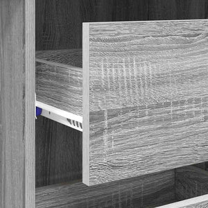 Schreibtisch Sonoma Grau 90 cm