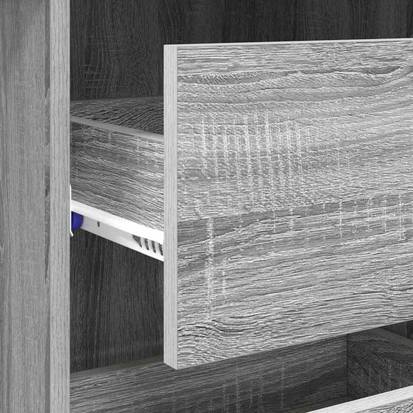 Schreibtisch Sonoma Grau 90 cm
