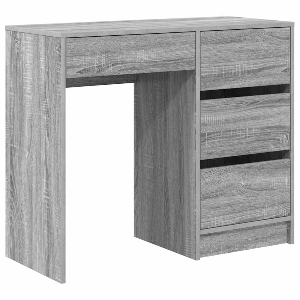 Schreibtisch Sonoma Grau 90 cm