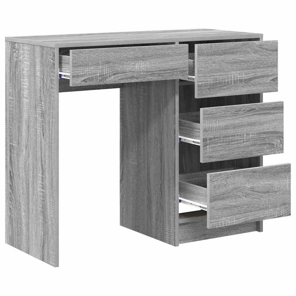 Schreibtisch Sonoma Grau 90 cm