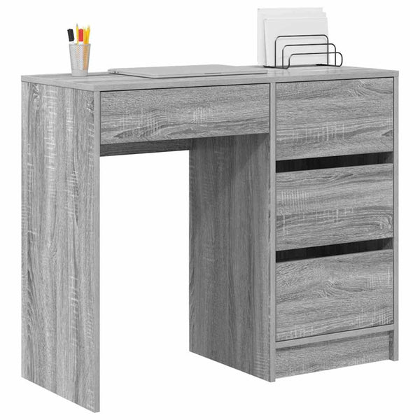 Schreibtisch Sonoma Grau 90 cm