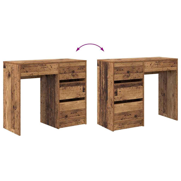 Schreibtisch Altholz 90 cm