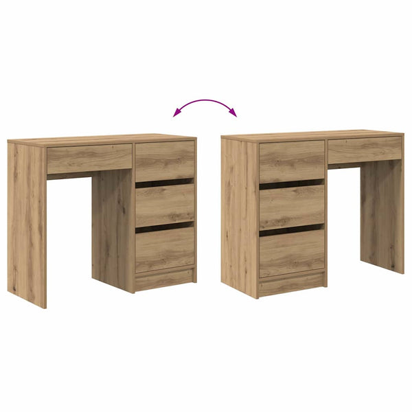 Schreibtisch Artisan Eiche 90 cm