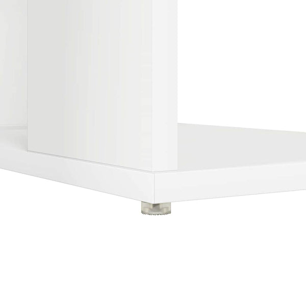 Schreibtisch Weiß mit Regal 130cm