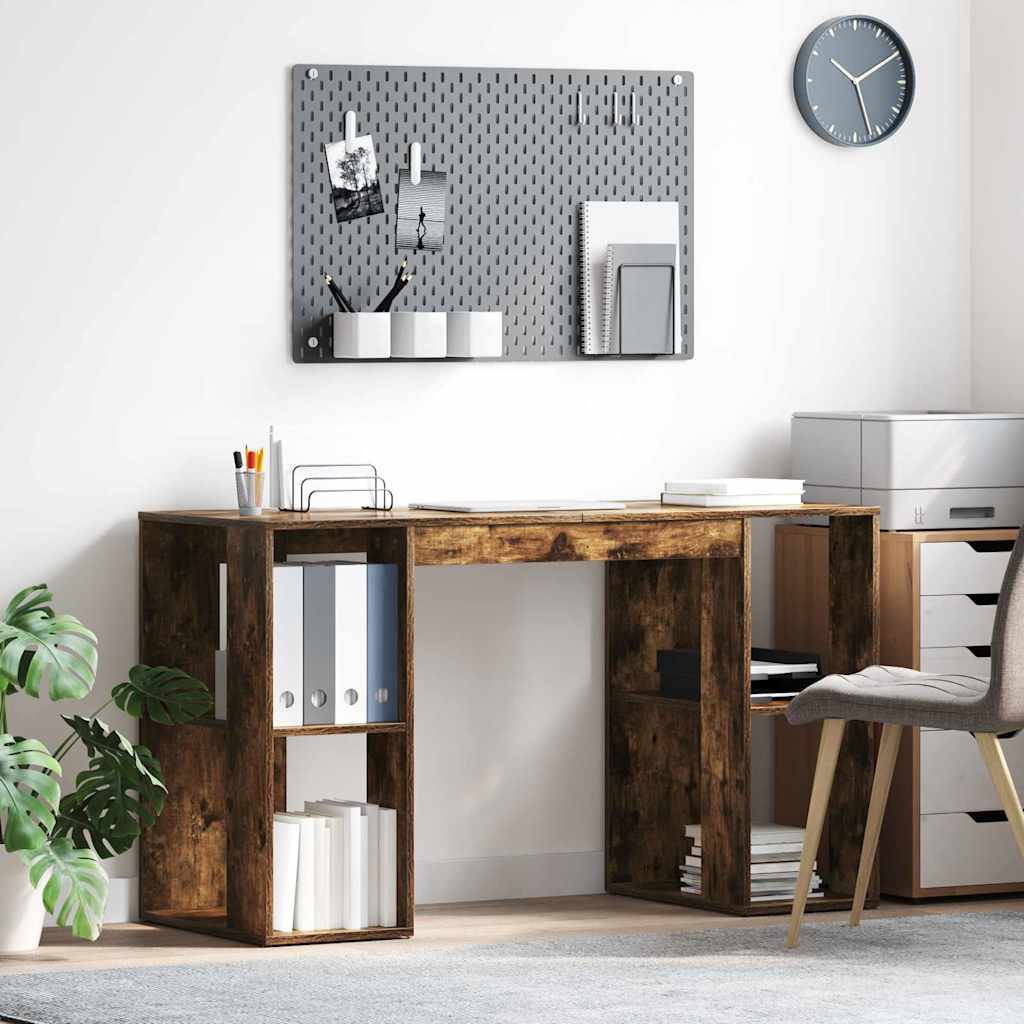 Schreibtisch Geräucherte Eiche 130 cm