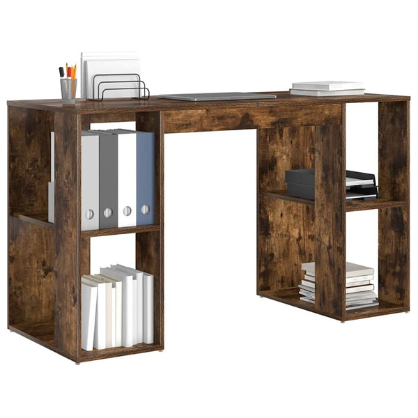 Schreibtisch Geräucherte Eiche 130 cm