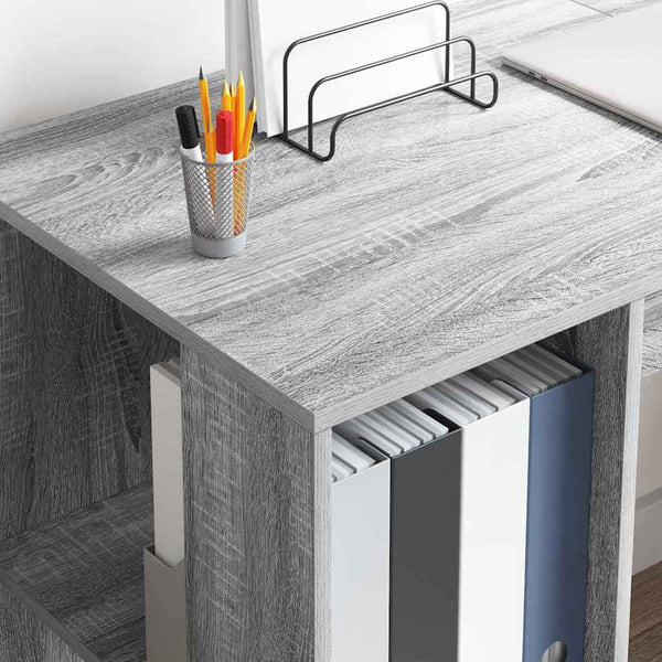 Schreibtisch Sonoma Grau 130 cm