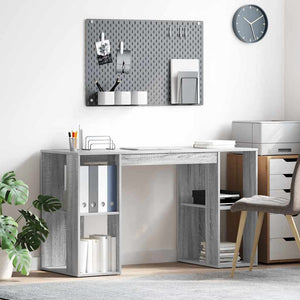 Schreibtisch Sonoma Grau 130 cm