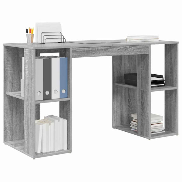 Schreibtisch Sonoma Grau 130 cm