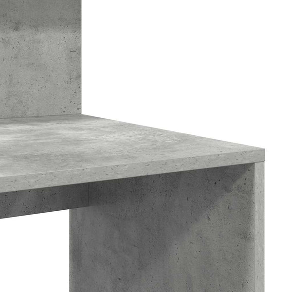 Schreibtisch Beton Grau 90 cm Holzwerkstoff