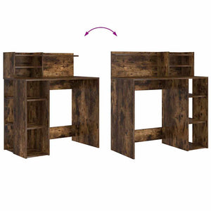 Schreibtisch Geräucherte Eiche 90cm