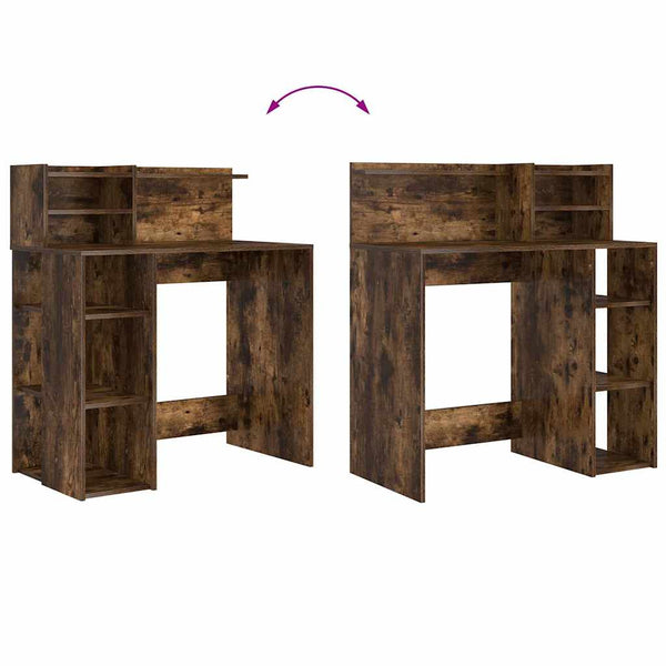 Schreibtisch Geräucherte Eiche 90cm