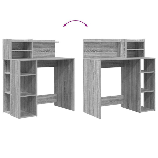 Schreibtisch Sonoma Grau 90x48 cm