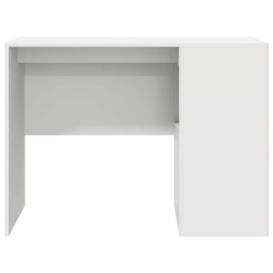 Schreibtisch Weiß mit Regal 102 cm