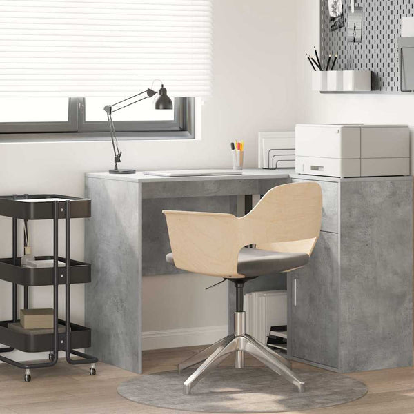 Schreibtisch Beton Grau 102 cm