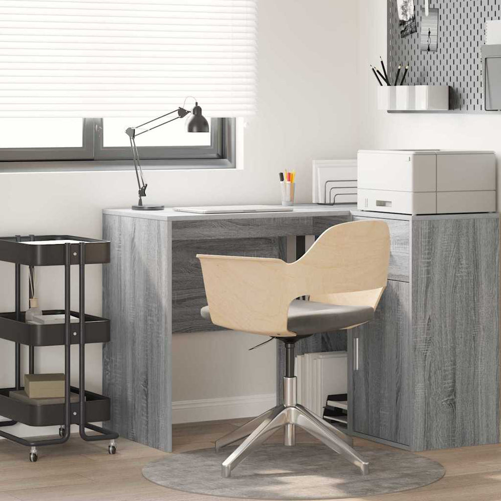 Schreibtisch Sonoma Grau 102cm