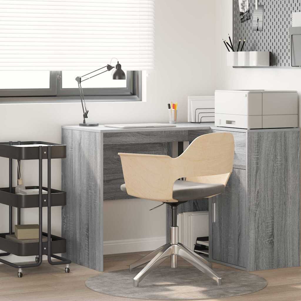 Schreibtisch Sonoma Grau 102cm