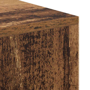 vidaXL Bureau avec étagère en bois de récupération 102 x 50 x 75 cm Bois d'ingénierie