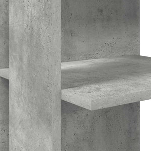 Eckschreibtisch Beton Grau 140 cm