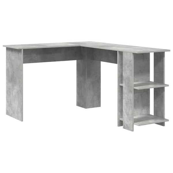 Eckschreibtisch Beton Grau 140 cm