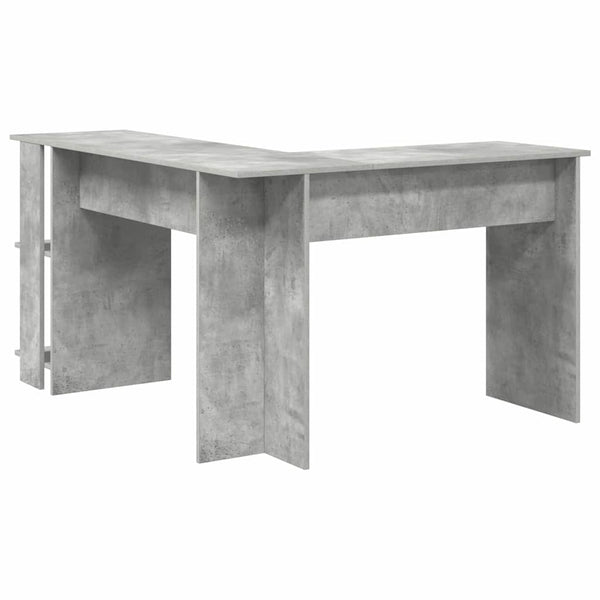 Eckschreibtisch Beton Grau 140 cm