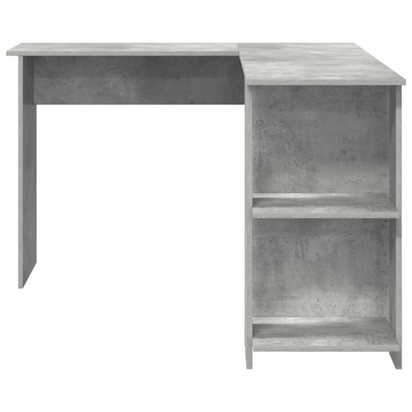 Eckschreibtisch Beton Grau 140 cm