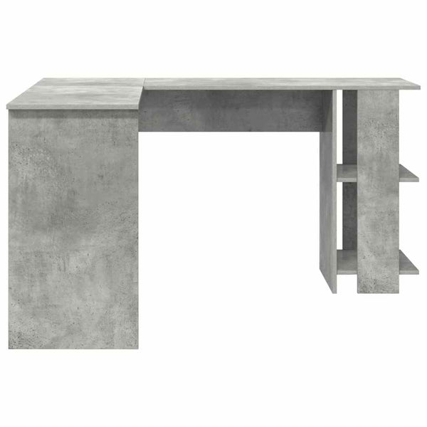 Eckschreibtisch Beton Grau 140 cm