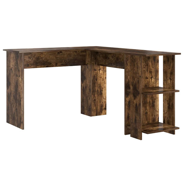 Eckschreibtisch Geräucherte Eiche 140 cm