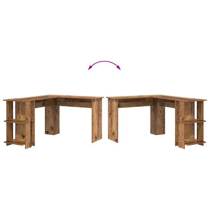 Eckschreibtisch Altholz, 140 cm