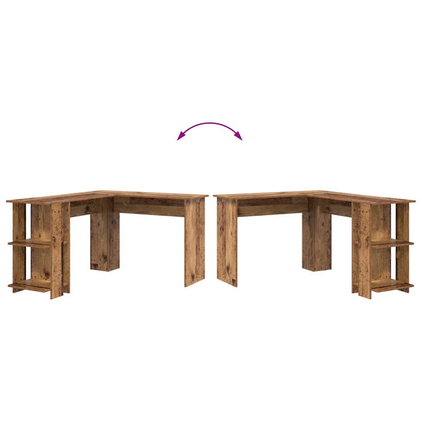 Eckschreibtisch Altholz, 140 cm