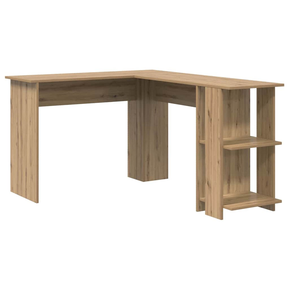 Eckschreibtisch mit Regal Artisan Eiche