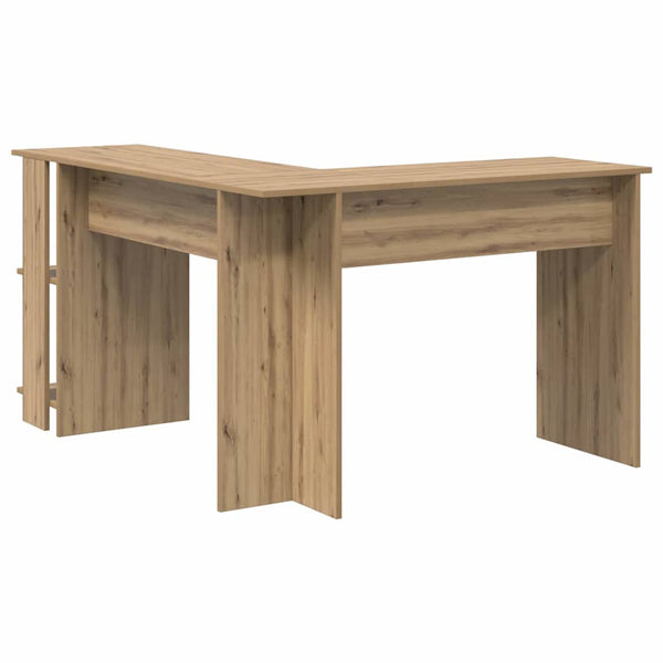 Eckschreibtisch mit Regal Artisan Eiche