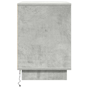 Nachttisch 2er Set Beton Grau