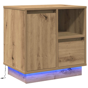 Nachttisch Artisan Eiche mit LED