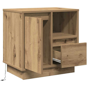 Nachttisch Artisan Eiche mit LED