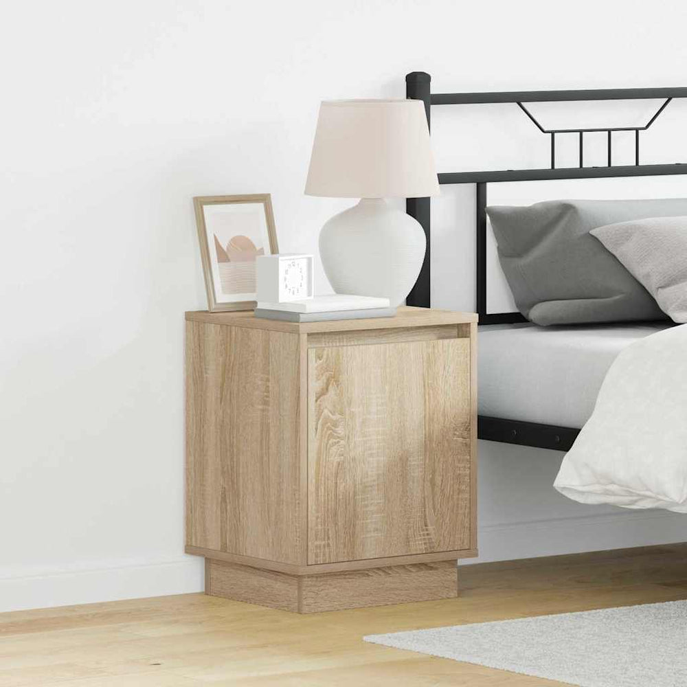 vidaXL Nightstands 2 pcs Sonoma Oak 39 x 34.5 x 50 cm Engineered Wood